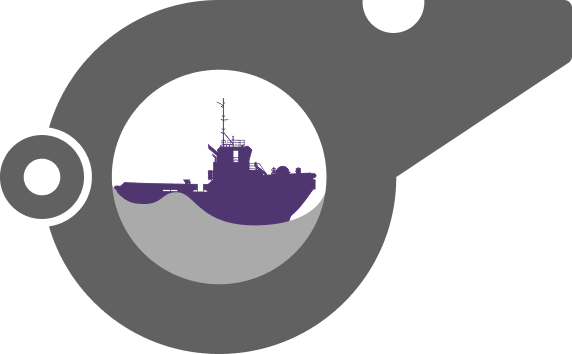 Whistle blowing illustration